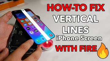 How-to Fix Vertical Lines on iPhone Screen ? Fix Display Lines With Fire (Does It Really Work ?)