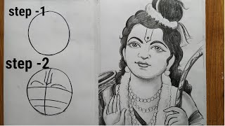 Magic Sparklz My pencil sketching of Lord Shri Rama and Sita marraige