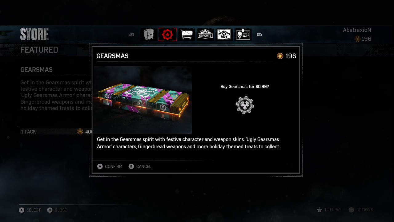 Gearsmas Crate Opening (1) | Gears Of War 4 ( Xbox One )