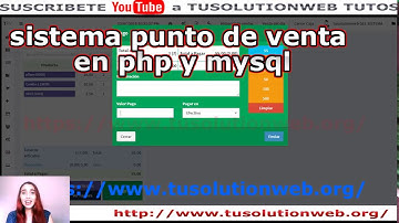 sistema punto de venta php mysql - codigo fuente php mysql