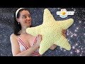 Big Fluffy Star Pillow - Crochet Pattern & Tutorial