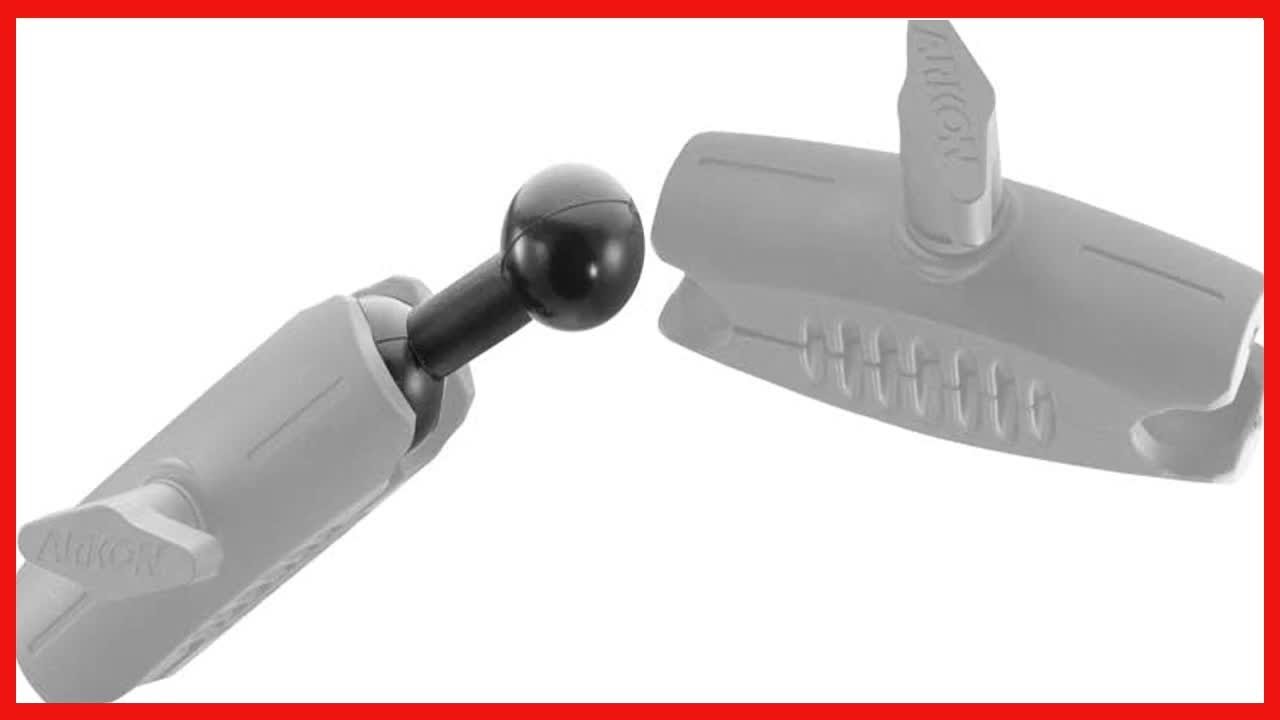 ARKON 25mm 1 inch Ball to 25mm Ball Adapter Retail Black SP25MMPL