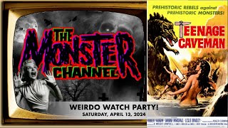 Join us Saturday, April 13th for our Weirdo Watch Party! &quot;Teenage Caveman&quot; from 1951 (Roger Corman)