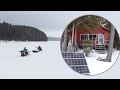 Day in the Life at the Off Grid Cabin - Low on Food and Power