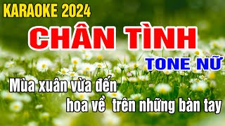 Chân Tình Karaoke Tone Nữ Nhạc Sống gia huy karaoke