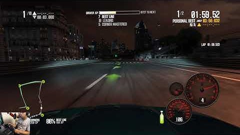 Subaru Sti NFS shift 2 logitech g29 Gameplay
