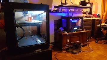 ABS 3D printer workflow Tevo Black Widow, Wanhao D4S and D6