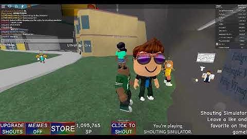 All codes For Shouting Simulator (working 2020)