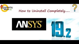 How to Uninstall ANSYS Software