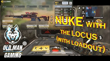 INSANE Accuracy with LOCUS SNIPER !! NUKE GAMEPLAY in COD MOBILE (with LOADOUT Details as Bonus)