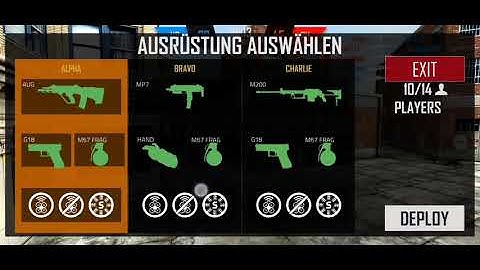 [Bullet Force] Urban MP7 and AUG Gameplay