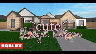 Roblox Bloxburg - Cute Budget Home