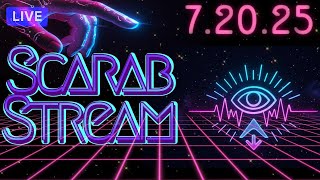 ScarabStream Loop | Red Neon Signal • ScarabTV Cycles 🦋📡