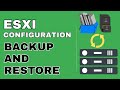 ESXi Host Backup & Restore Guide 🖥️