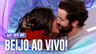 ISABELLE E MATTEUS DÃO PRIMEIRO BEIJO FORA DO BBB AO VIVO! 💥 | BATE-PAPO BBB