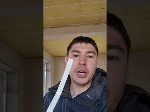НОВАЯ ФИШКА - ПОДШИВ ПОТОЛКА ЛЕНТОЙ! ЭКОНОМИЧНЕЕ И НАДЕЖНЕЕ ЧЕМ РЕЙКА! #shorts