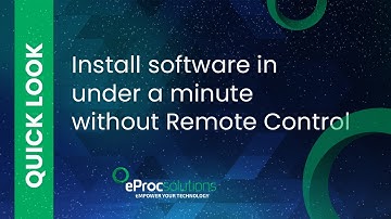 Quick View: Can a Technician Install Software on Remote Computer Within One Minute?