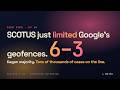 SCOTUS just limited Google's geofence warrants. 6-3, Kagan. Here's the full case.