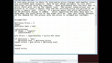 cpt 114:  Pizza lesson part 1 problem statement