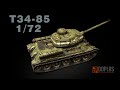 T3485 italeri 172 scale  tank model  paint