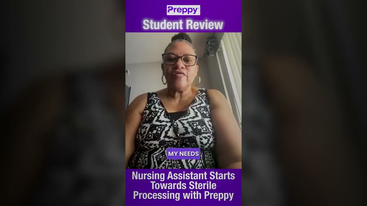Preppy Sterile Processing Technician Review | Nursing Assistant Starts Towards Sterile processing
