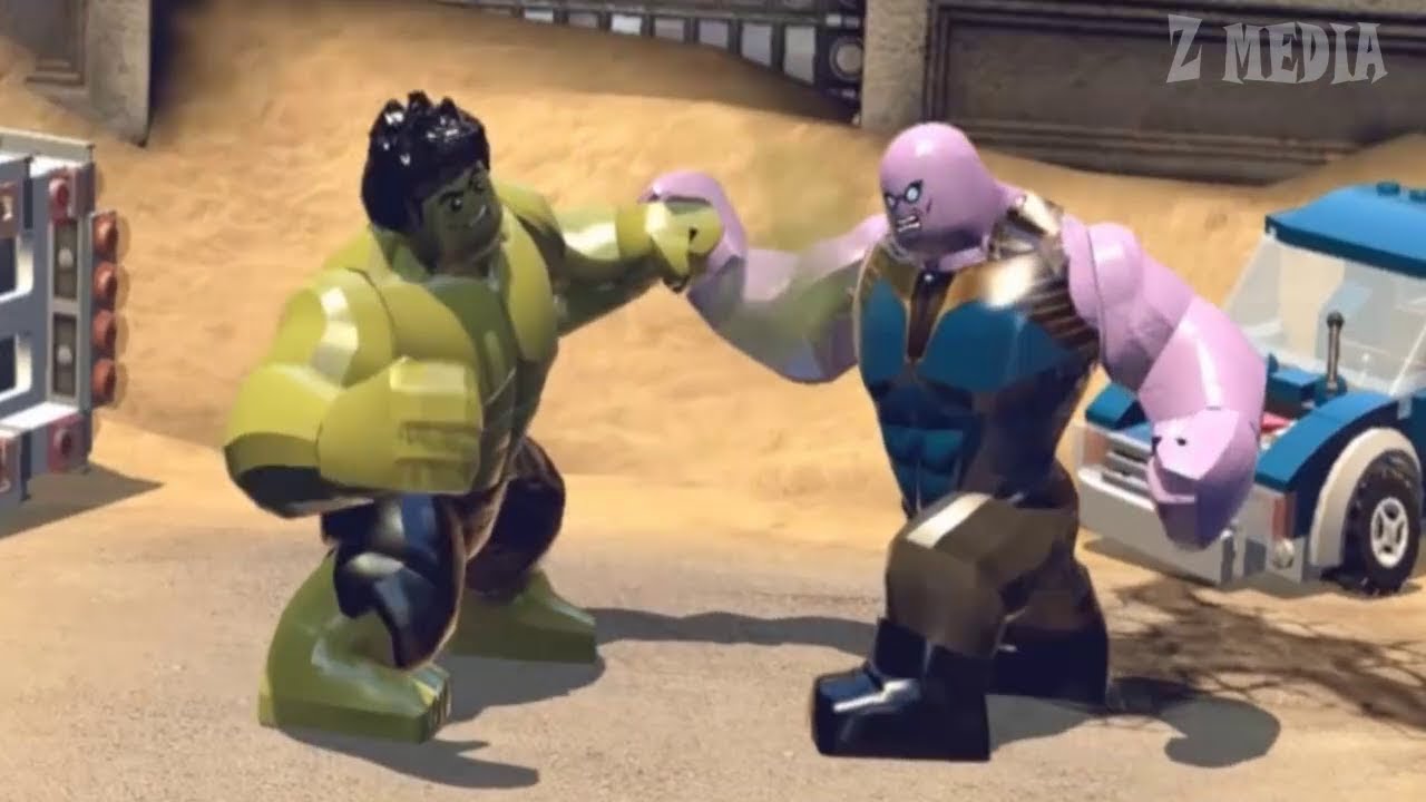 lego hulk and thanos