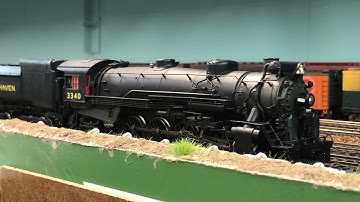 New Haven  R-1-b 4-8-2 Mountain #3340 with a TCS WOW!Sound decoder