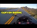 Ninja 636 on the Canyons | Twisties Action | Loose Gravel?