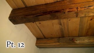 Building REAL wood beam ceiling
