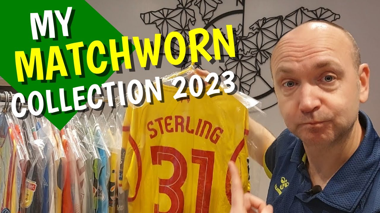Showcasing My ENTIRE Matchworn Football Shirt Collection! [2023 Edition] YouTube