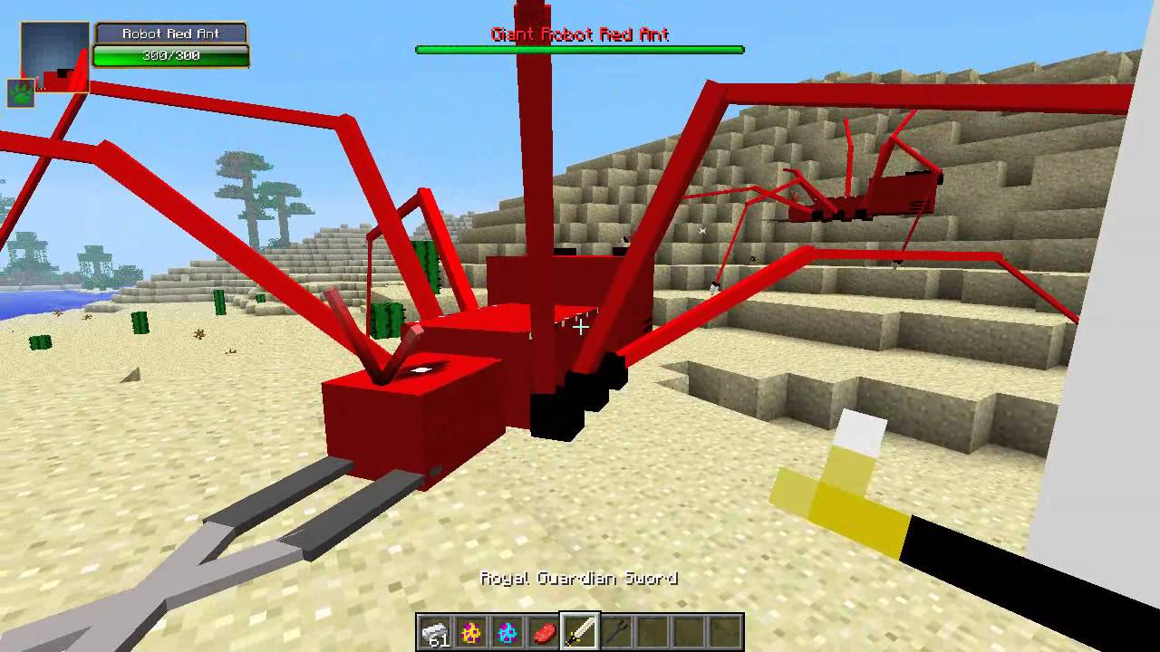 Minecraft Mods - GIANT ROBOT ANT ! ( Orespawn / Mod Showcase) - YouTube