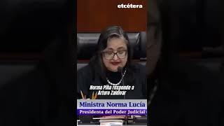 Norma Piña responde a Arturo Zaldívar