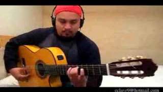 Latin acoustic spanish guitarist