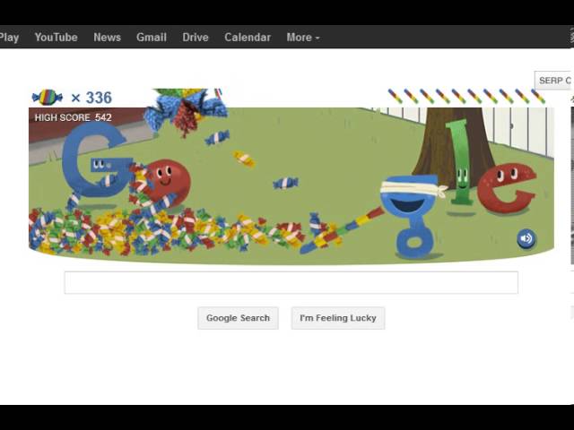 Google celebrates its 15th birthday with interactive piñata game doodle -  Mirror Online