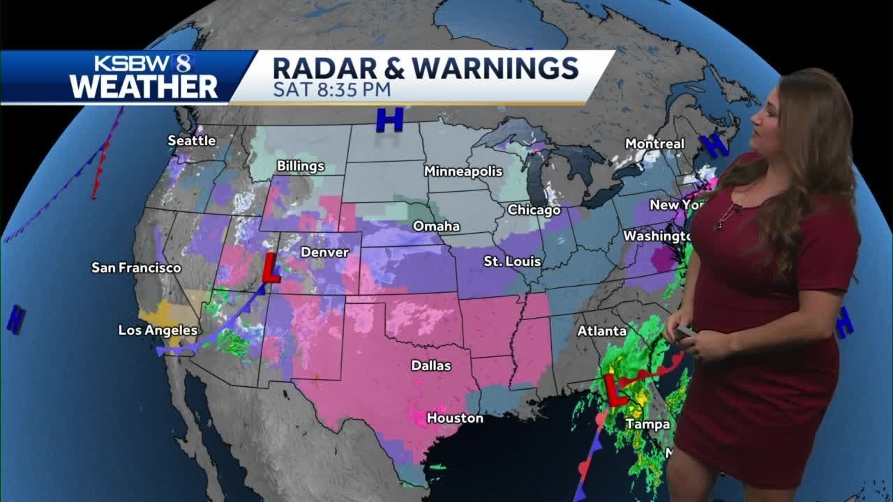 Increasing clouds with showers tonight into Monday - YouTube