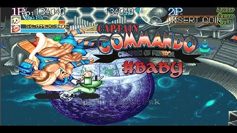 Captain Commando | baby Longplay Playthrough Hardest No Death