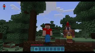 Noobs and Hackers in MINECRAFT: Survival Mode