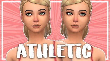 Sims 4 Create a Sim Collab w/ SimSista || Athletic Sim