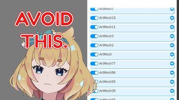 VTuber Model PSD Layering Like a Pro (For Artists and Live2D Riggers)