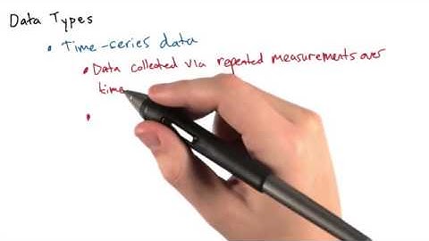 23 Different Data Types 3   Time Series Data