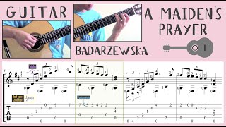 A Maiden's Prayer / Badarzewska (Guitar) [Notation + TAB] chords