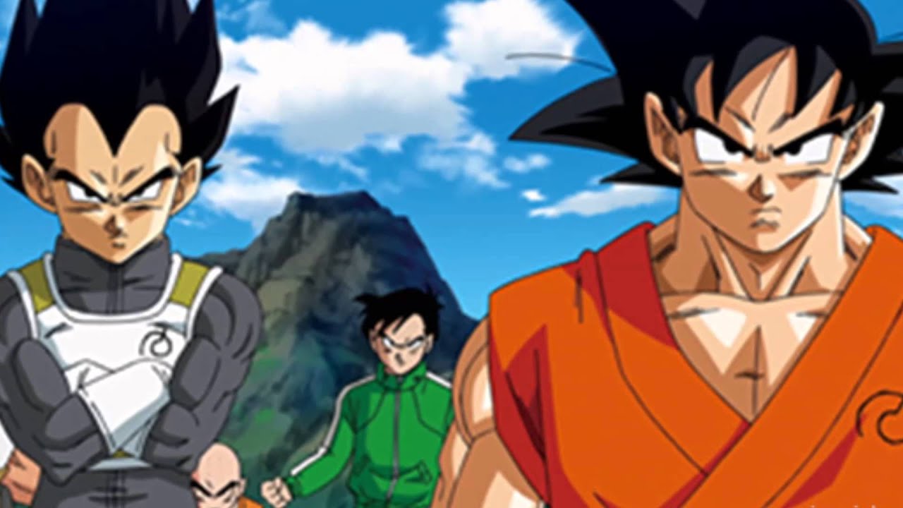 dragon ball z fukatsu no f : goku and vegeta same logo why ...