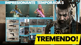 Esto es de LOCOS!  HOJA de RUTA temporada 5, evento MUNDIAL, REVELACION, ARMAS, OPERADORES WARZONE