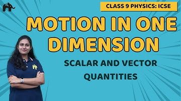 Motion in one Dimension Class 9 ICSE Physics | Selina Chapter 2 | Scalars, Vectors, Uniform Speed