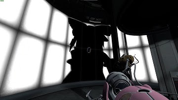 Bad apple played in Portal 2 and it