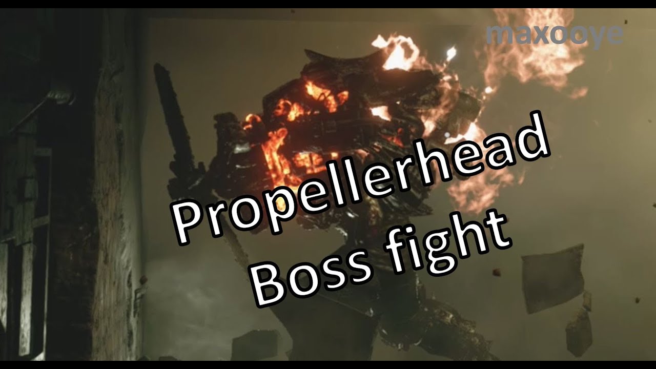 Resident Evil Village Propellerhead boss fight YouTube
