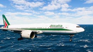 dangerous landing of planes over the sea Eps.00793
