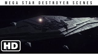 All Mega Star Destroyer Scenes (1080p)  Star Wars: The Last Jedi