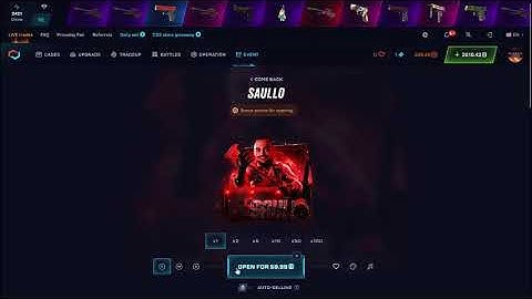 Opening SAULLO Case on CSGO.NET | Use Code FOS for +30% Bonus