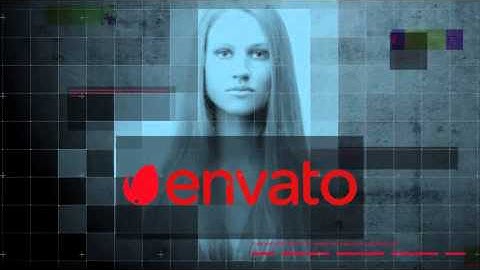 After Effects Project Files - Grid Glitchy Intro Opener with HUD Elements - VideoHive 7843072